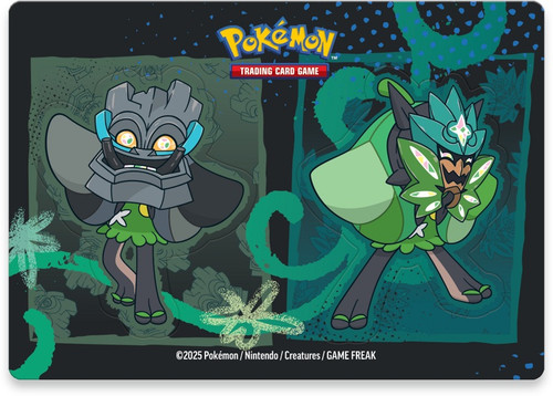 Pokemon Stacking Tin Ogerpon Sticker Sheet Cornerstone & Teal