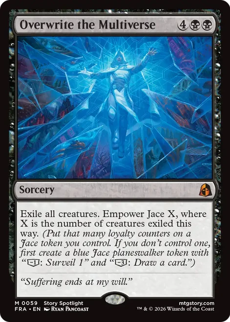 Overwrite the Multiverse