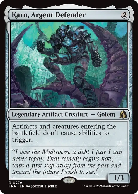 Karn, Argent Defender