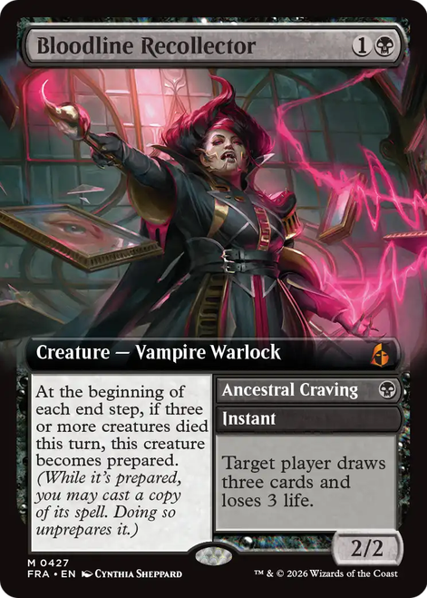 Bloodline Recollector // Ancestral Craving (Borderless Art)
