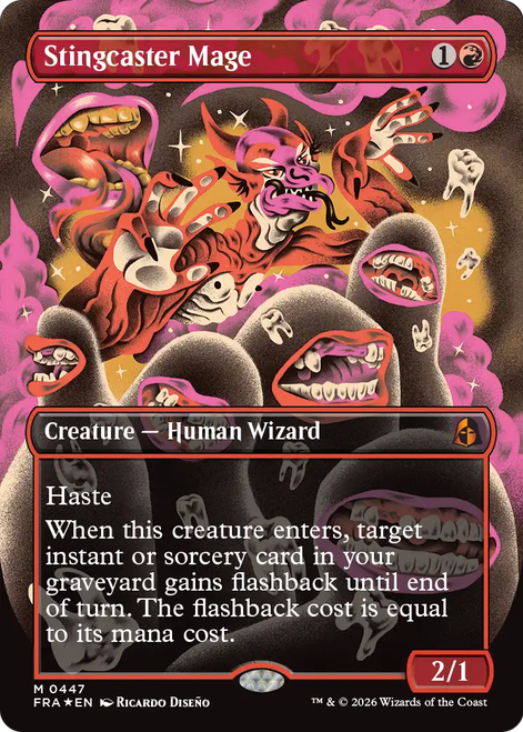 Stingcaster Mage (Borderless Art)