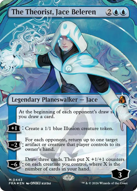 The Theorist, Jace Beleren (Borderless Art Foil)