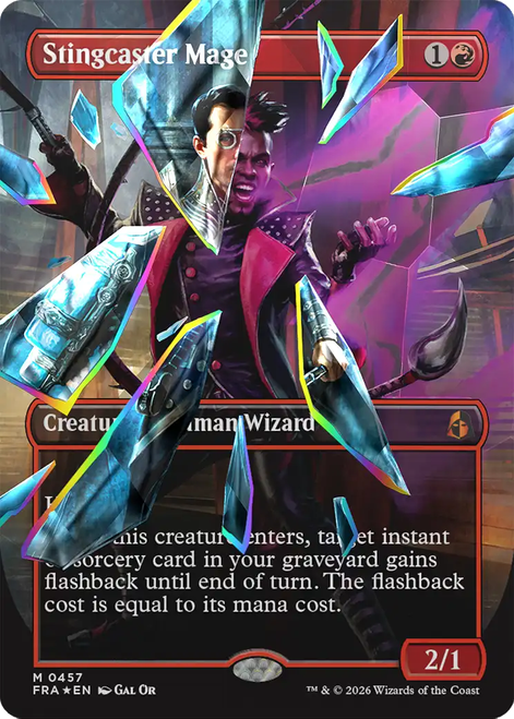 Stingcaster Mage (Shattered Mirror Facet Foil)