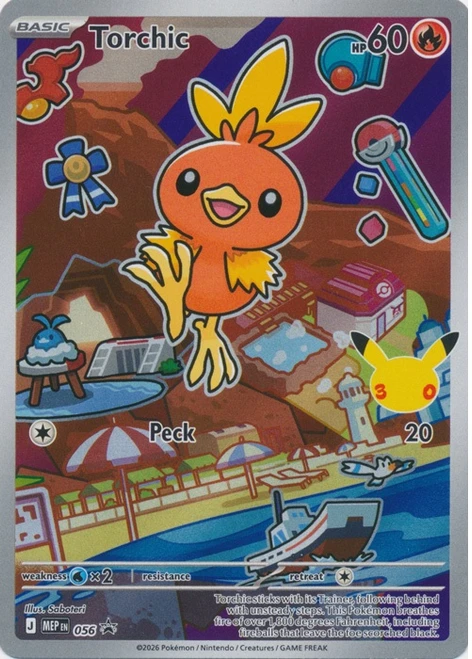 Mega Evolution Promo MEP056 Torchic (Illustration Rare)