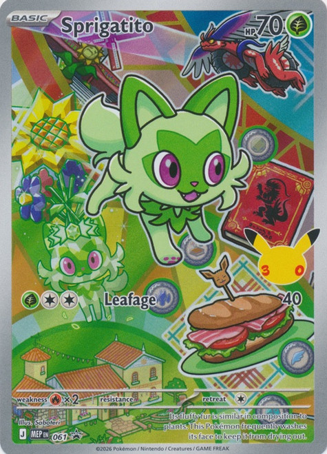 Mega Evolution Promo MEP061 Sprigatito  (Illustration Rare)