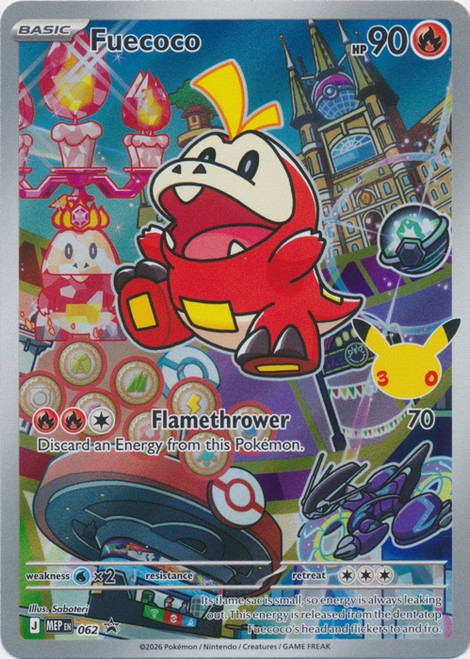 Mega Evolution Promo MEP062 Fuecoco (Illustration Rare)