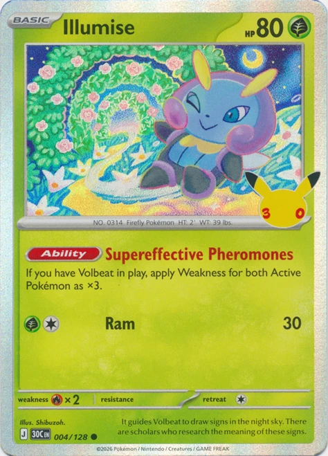 30th Celebration 004/128 Illumise (Holo)