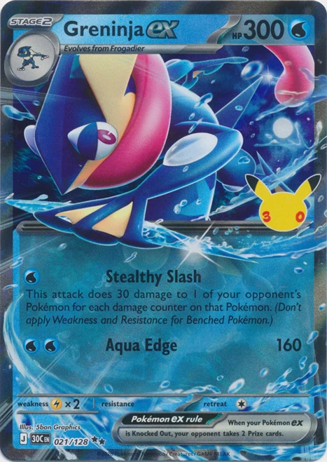 30th Celebration 021/128 Greninja ex (Half Art)