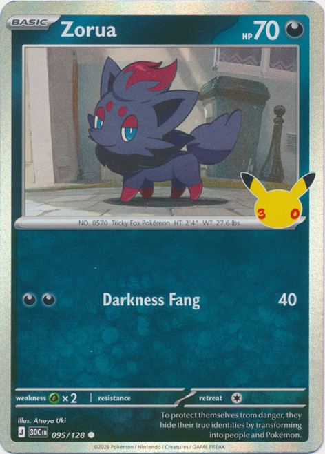 30th Celebration 095/128 Zorua (Holo)