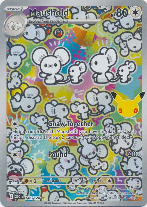 30th Celebration 146/128 Maushold (Illustration Rare)