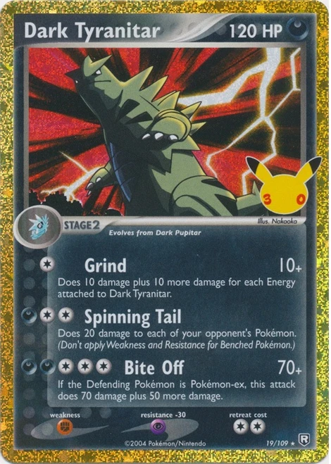 30th Celebration Classic Collection 19/109 Dark Tyranitar