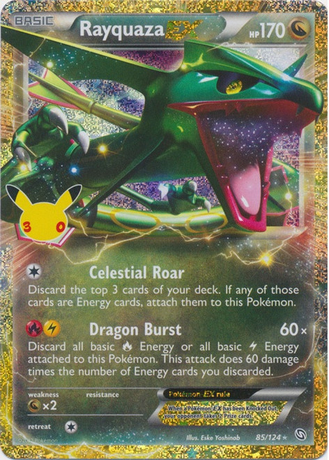 30th Celebration Classic Collection 85/124 Rayquaza EX