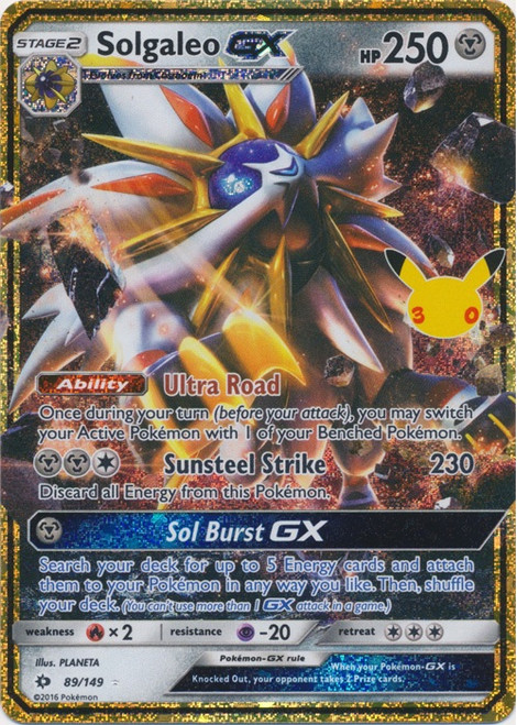 30th Celebration Classic Collection 89/149 Solgaleo GX