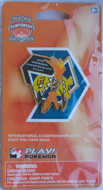 Europe Championships 2018 Tapu Koko Pin Bagde (STAFF)