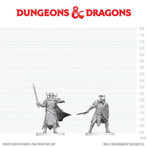 D&D Nolzur's Marvelous Miniatures - Death Knight & Death Knight Aspirant