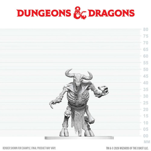 D&D Nolzur's Marvelous Miniatures - Minotaur Skeleton