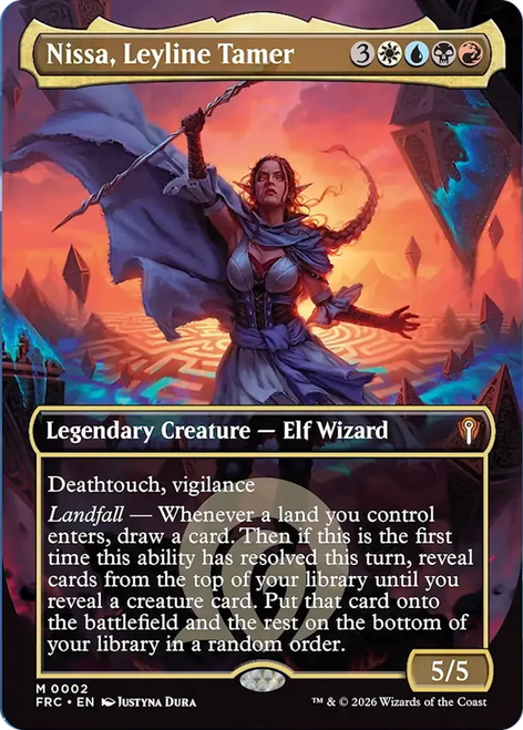 Nissa, Leyline Tamer (Borderless Art Foil)