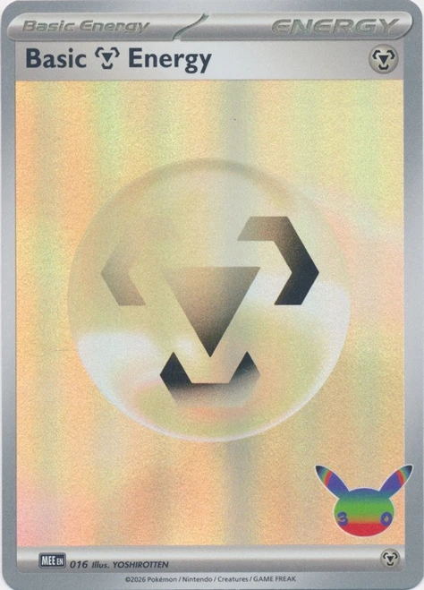Mega Evolution MEE EN16 Basic Metal Energy (Holo)