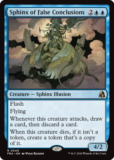 Sphinx of False Conclusions (Foil)