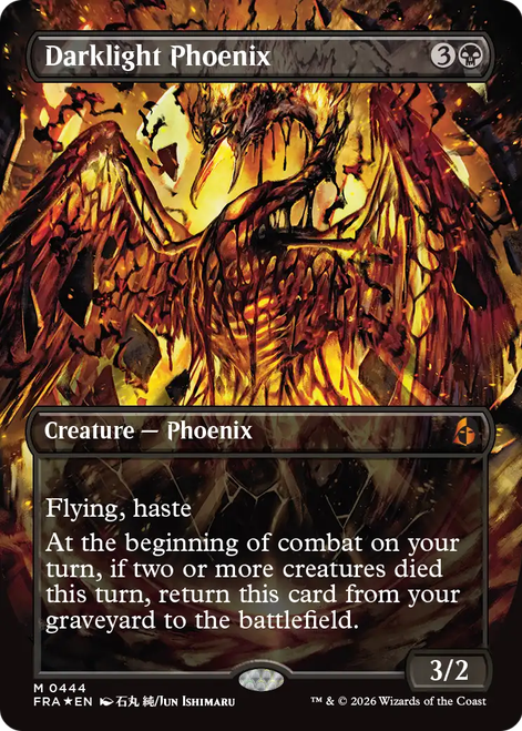 Darklight Phoenix (Secret Lair Bundle Foil)