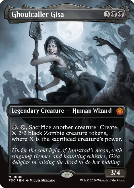 Ghoulcaller Gisa (Borderless Art Foil)