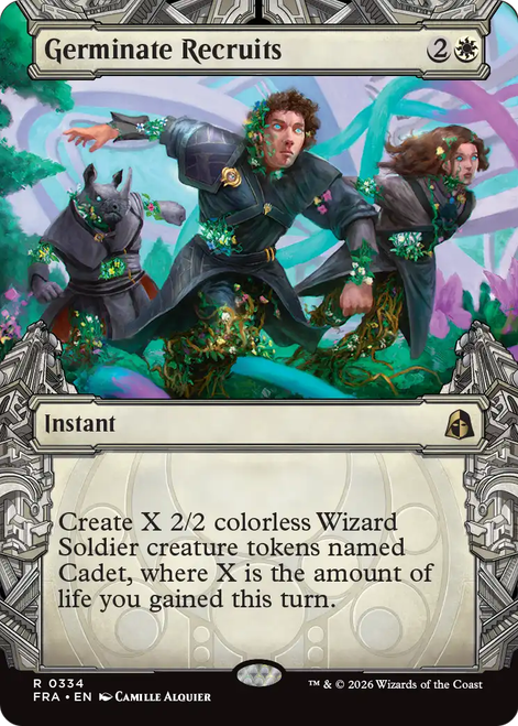 Germinate Recruits (Sculptor's Stronghold Frame)