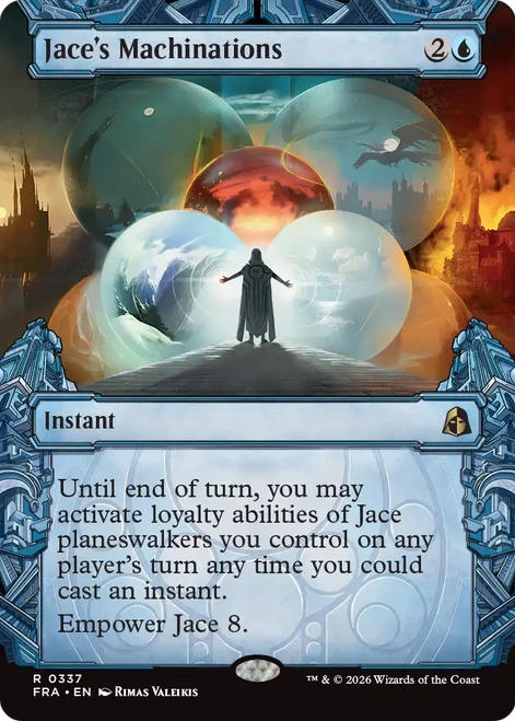 Jace's Machinations (Sculptor's Stronghold Frame Foil)