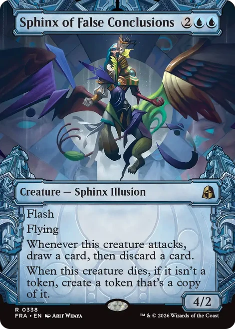 Sphinx of False Conclusions (Sculptor's Stronghold Frame Foil)