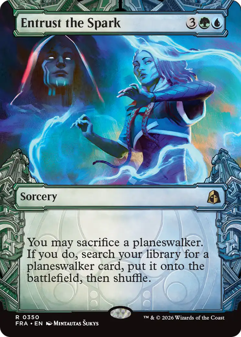 Entrust the Spark (Sculptor's Stronghold Frame Foil)