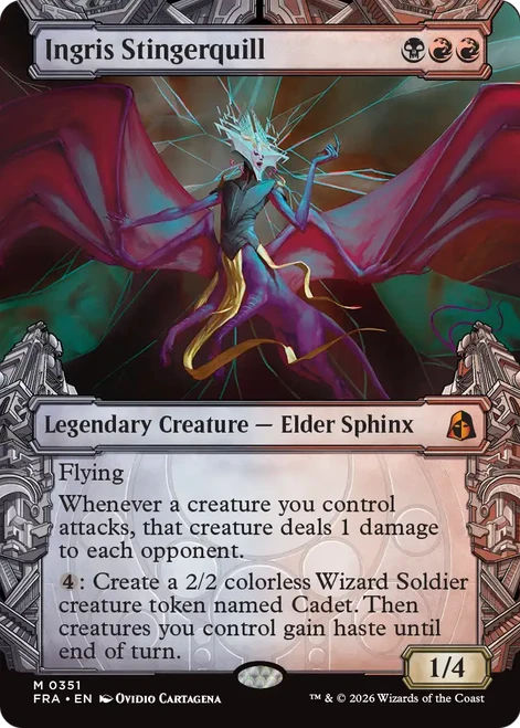 Ingris Stingerquill (Sculptor's Stronghold Frame Foil)