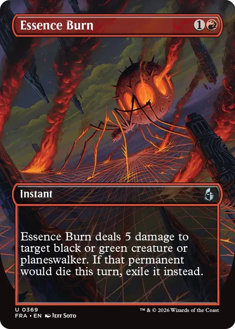 Essence Burn (Borderless Braintwister Foil)