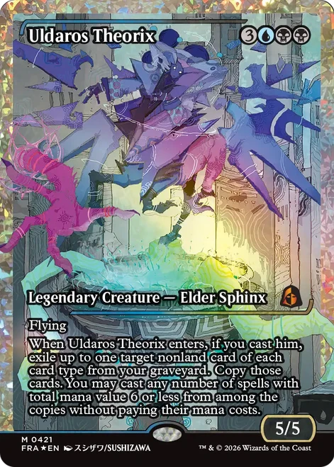 Uldaros Theorix (Japanese Showcase Fracture Foil)