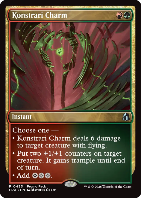 Konstrari Charm (Promo Pack Foil)