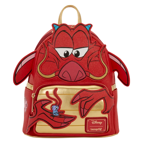 Disney: Mulan Mushu Glitter Cosplay Mini Backpack