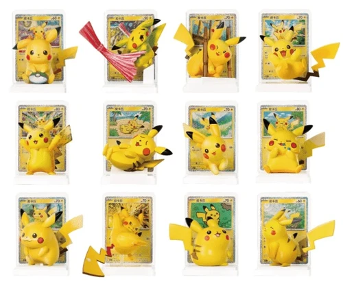 (SIMPLIFIED CHINESE) Pokemon 30th Celebration Dream Painting Pikachu Figure Set