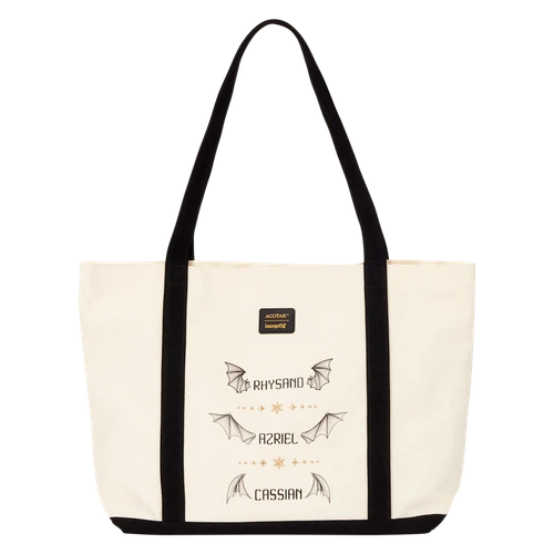 A Court of Thorns and Roses: The Bat Boys Canvas Tote Bag
