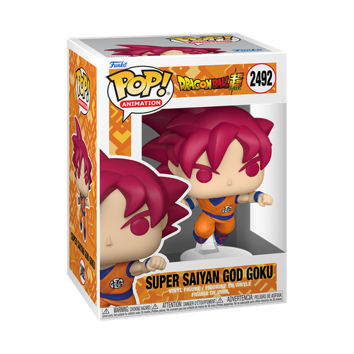 POP! Animation - Dragon Ball Super #2492 Super Saiyan God Goku (Punching)