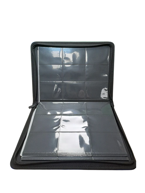 9-Pkt Premium Zippered Binder Light Blue