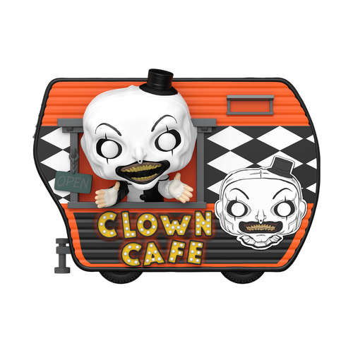 POP! Rides - Terrifier #145 Art with Clown Cafe (POP! Rides Deluxe)