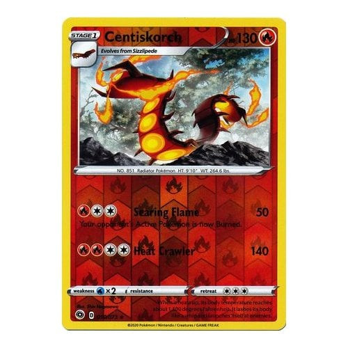 Champions Path 010/073 Centiskorch (Reverse Holo)