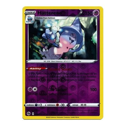 Champions Path 020/073 Hatterene (Reverse Holo)