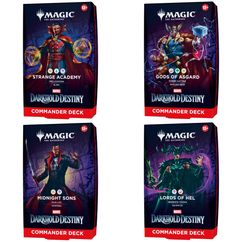 Marvel: Darkhold Destiny Commander Deck - Set of 4