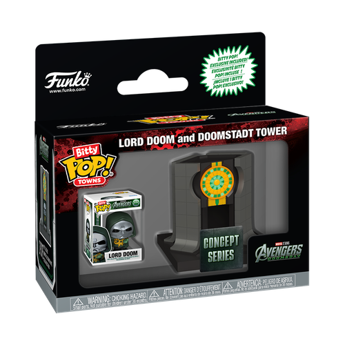 Bitty POP! Towns: Avengers: Doomsday - Concept Series: Lord Doom and Doomstadt Tower