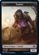 Snake Token // Zombie Token (foil) | Commander Collection: Black