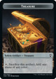 Commander Legends: Battle for Baldur's Gate - Skeleton / Treasure Foil Token | Commander Legends: Battle for Baldur's Gate