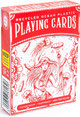 MOOP: Made of Ocean Plastic - Recycled Ocean Plastic Playing Cards (Red)