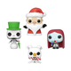 The Nightmare Before Christmas Holiday Pocket POP! 4-Pack