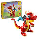Creator 3in1 Red Dragon Animal Toy Set 31145