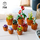 Icons Tiny Plants Flowers Botanical Set 10329