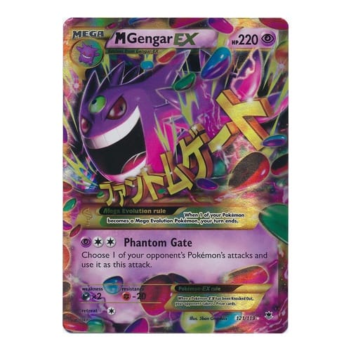 XY Phantom Forces 121/119 M Gengar EX (Mega Secret Rare) | Magic Madhouse